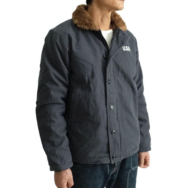 YMCLKY 米軍タイプ N-1デッキジャケット ウォッシュ加工 タイトモデル