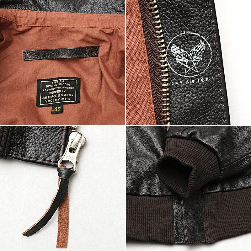 YMCLKY 米軍タイプ A-2フライトジャケット JJ260YN メンズ A2フライト