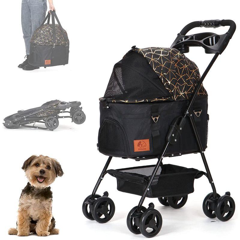 Aikenn分離式 ペットカート 4輪360°回転 折りたたみ 犬用ベビ