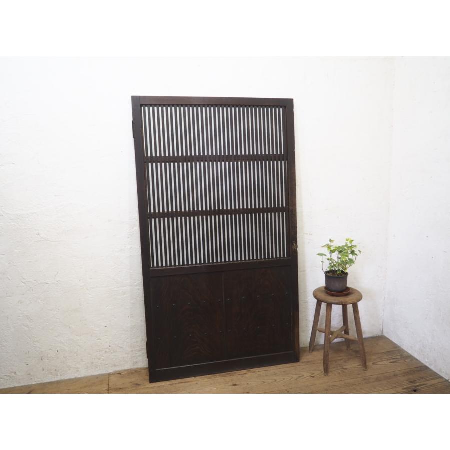 木製 衝立 自立式 障子 戸 間仕切り 和 古家具 古民具 高級 材木 天然