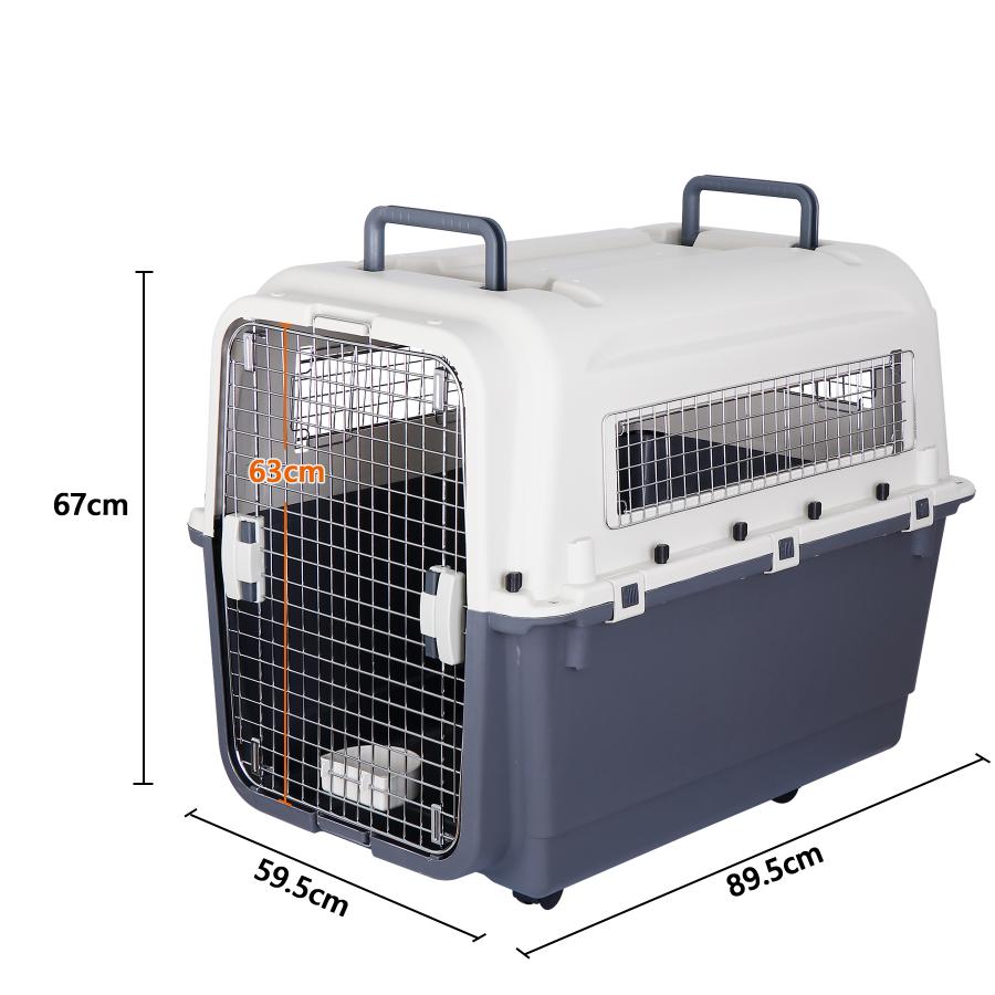 ZENY【セール価格】XXLサイズ プラスチック キャスター付き ペット