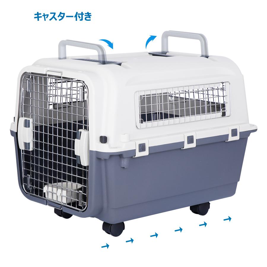 ZENY【セール価格】XXLサイズ プラスチック キャスター付き ペット