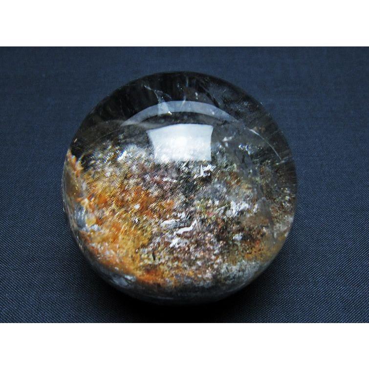 ガーデンクォーツ（庭園水晶） 丸玉 57mm t100-4831 : 誠安天然石専門