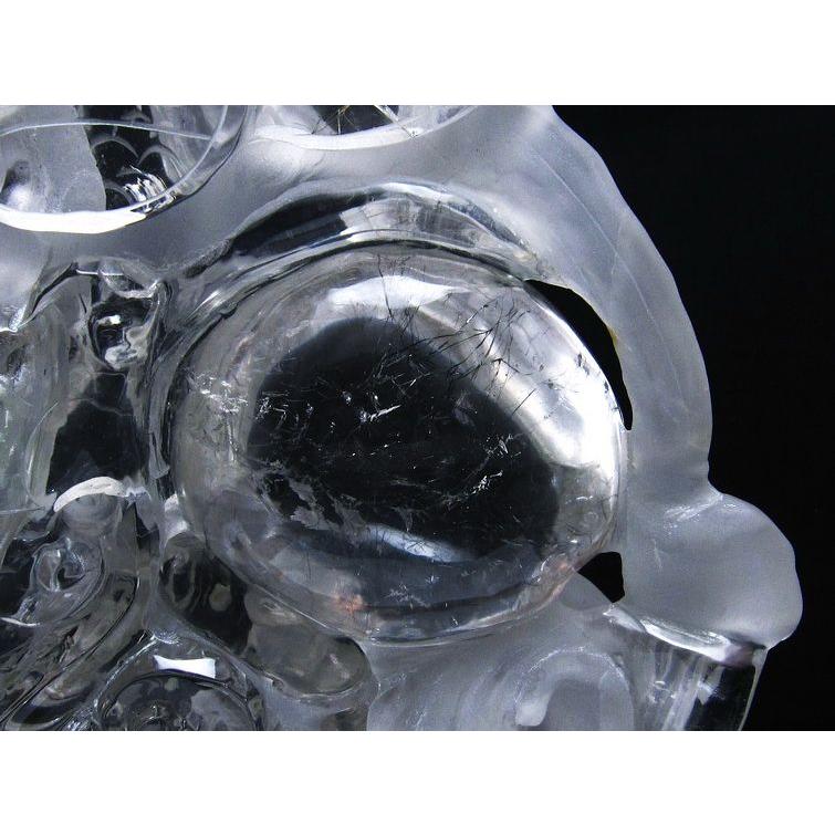 1.9Kg ヒマラヤ水晶ルチルクォーツ（金針ルチル水晶） 手彫り 龍 t42