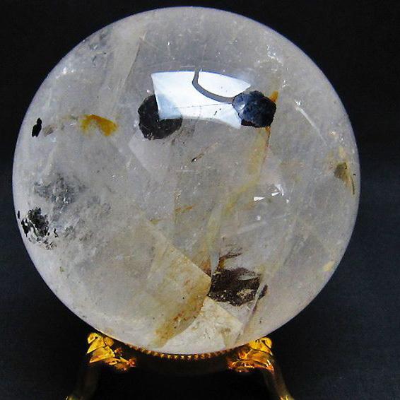 水晶 スフィア 直径約120mm 約2.1kg 丸玉 天然石 パワーストーン