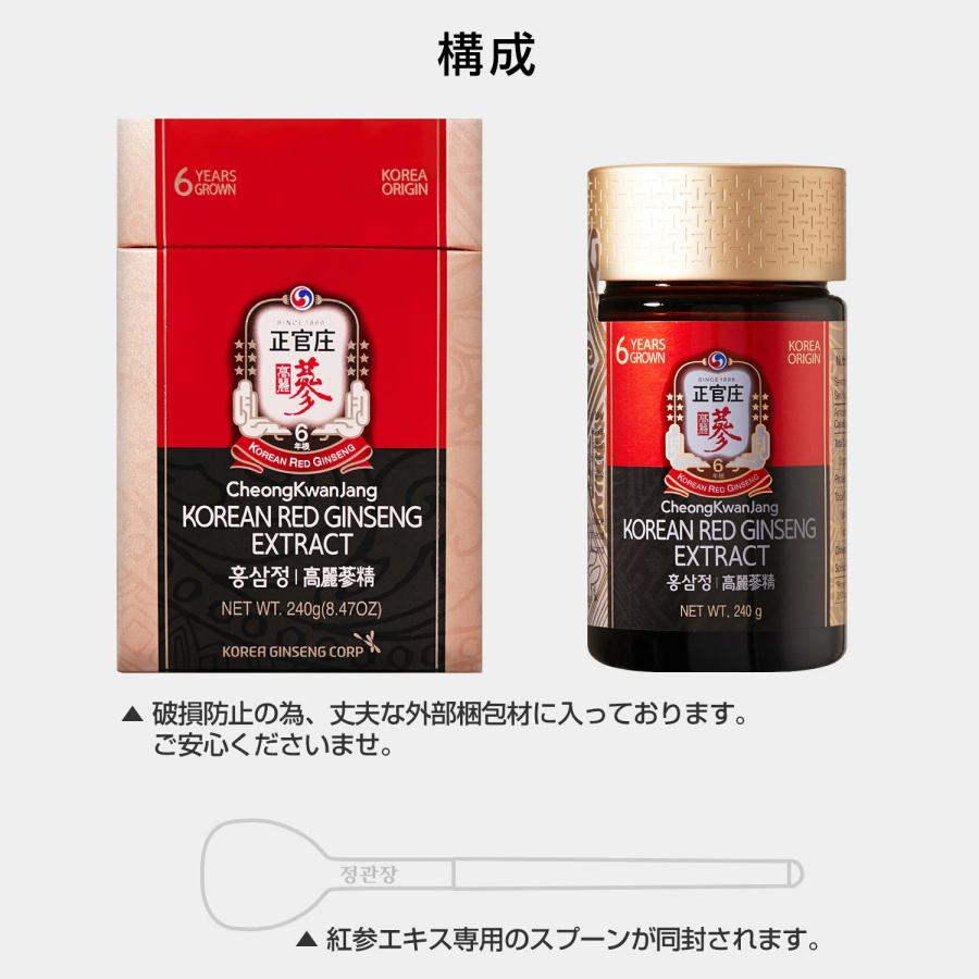 JUNG KWAN JANG 紅参精 120g x 6パック Jung Kwan Jang Korean Red