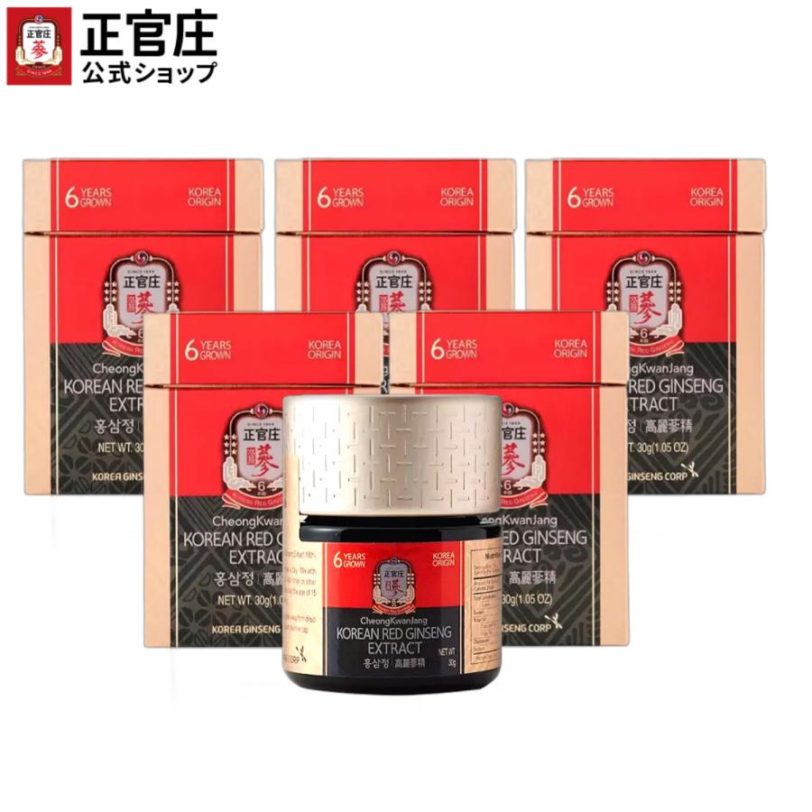 正官庄 【正官庄 日本公式】紅参エキス (30g×5個)│正官庄(ジョンガン
