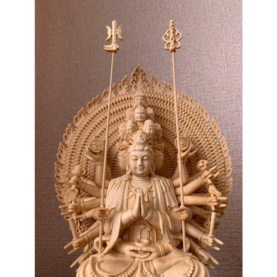 仏像 千手観音 千手観音像 十一面千手観音 十一面千手千眼観音 檜木