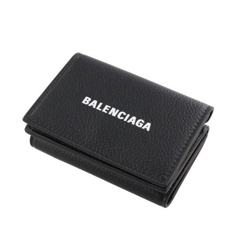 BALENCIAGA（バレンシアガ） 三つ折り財布 メンズ CASH ブラック