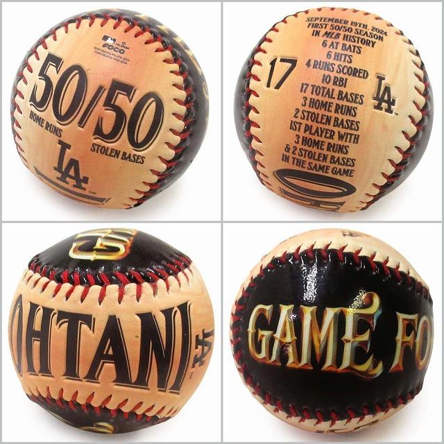 大谷翔平選手 ロサンゼルス・ドジャース 50-50 達成記念ボール ロゴ