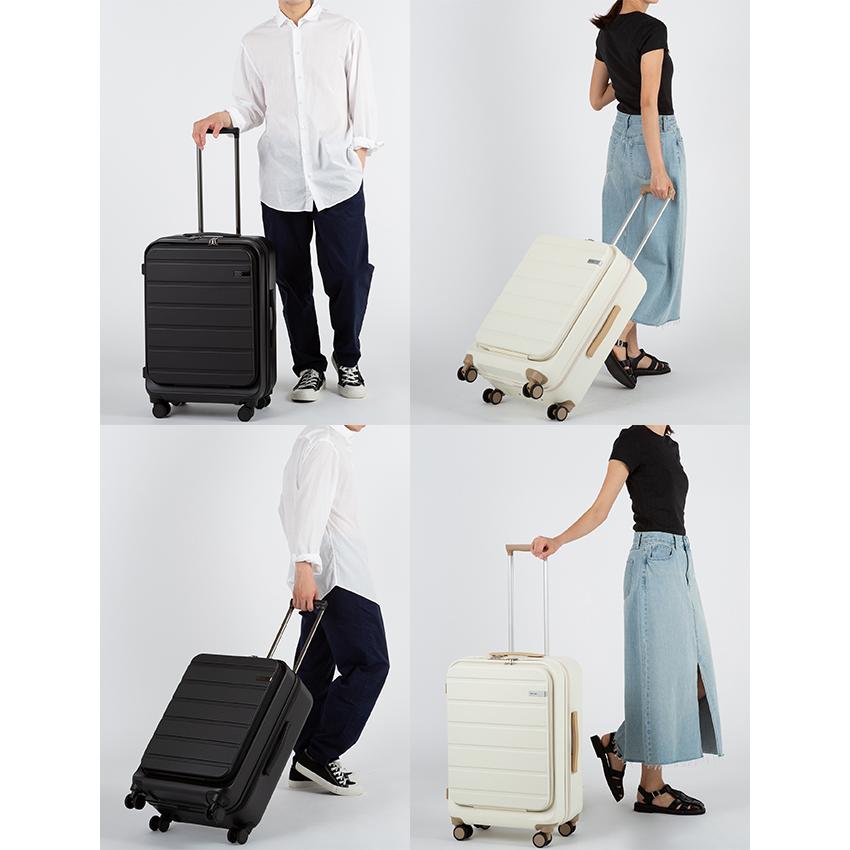 ACE フレットボード 50L スーツケース アイボリー ホワイト 4〜5泊程度