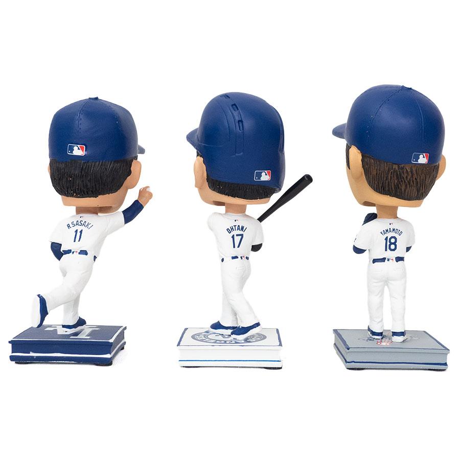 MLB公式世界5000個限定ドジャース ボブルヘッド 3体セット 大谷佐々木