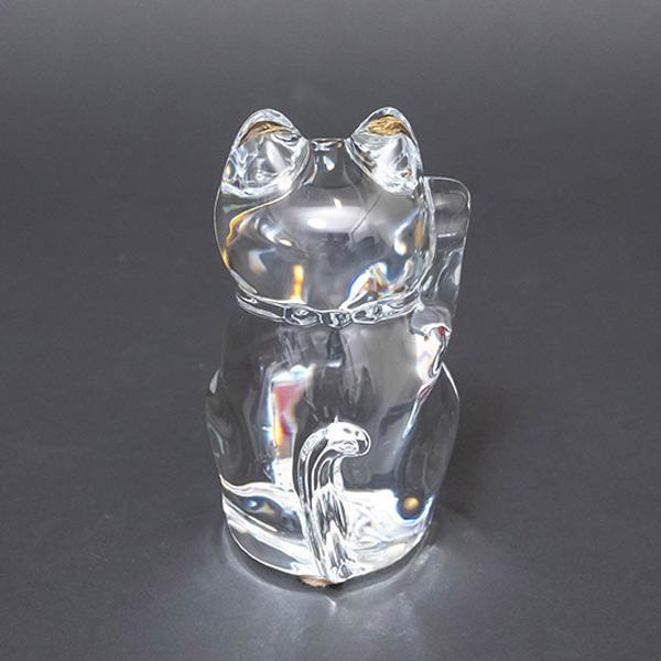 バカラ（Baccarat） 招き猫（クリア） Sサイズ : SELECTORS ONLINE