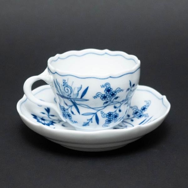 ブルーオニオン マイセン コーヒーカップ＆ソーサー（140ml