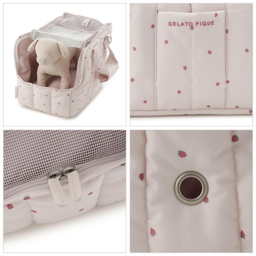 gelato pique（ジェラートピケ） CAT&DOG ストロベリー柄ミニサイズ