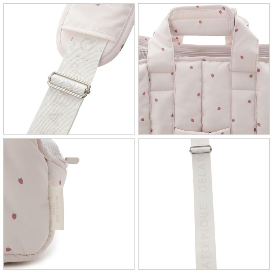 gelato pique（ジェラートピケ） CAT&DOG ストロベリー柄ミニサイズ