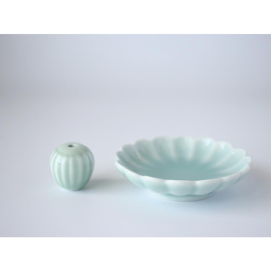 鍋島虎仙窯 青磁 香立 伊万里焼 : 雑貨のお店セレクト・ペンギン