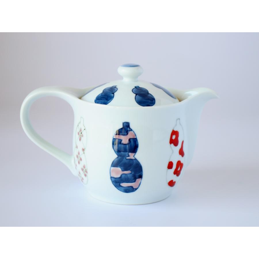 伊万里ひょうたん ポット 徳七窯 徳永製陶所 伊万里焼 急須 瓢箪