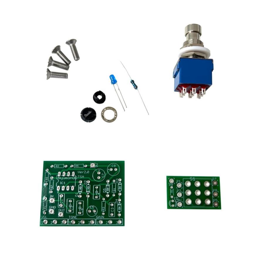 入門オーバードライブギターエフェクター自作セット エフェクター