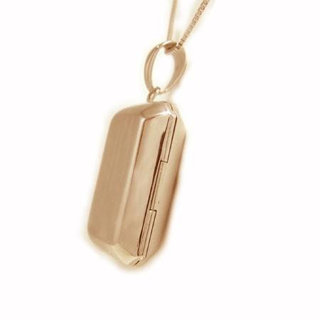 ロケット K18イエローゴールド ロケットペンダント 地金ロケット