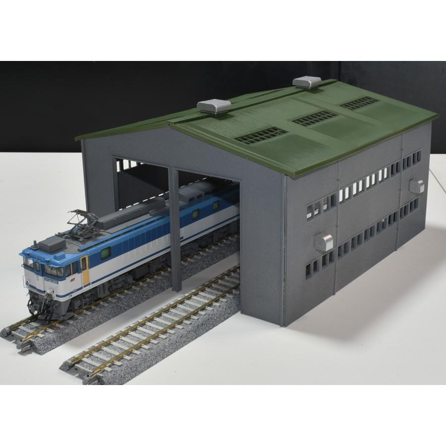 カトー（KATO） 【HOゲージ】1/80 16番 HOゲージ用 電車庫(機関庫
