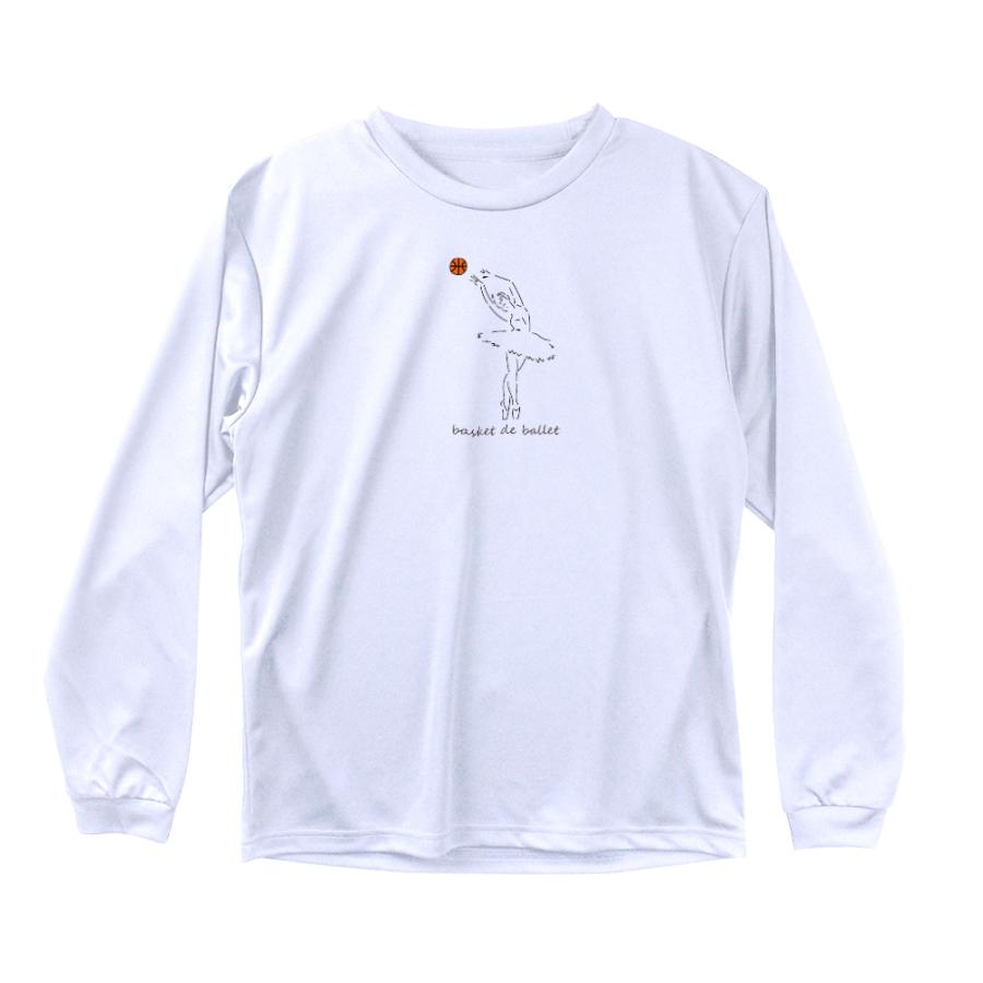 バスケ ロンT メンズ ウェア 「バスケdeバレエ」 長袖 練習着 Tシャツ