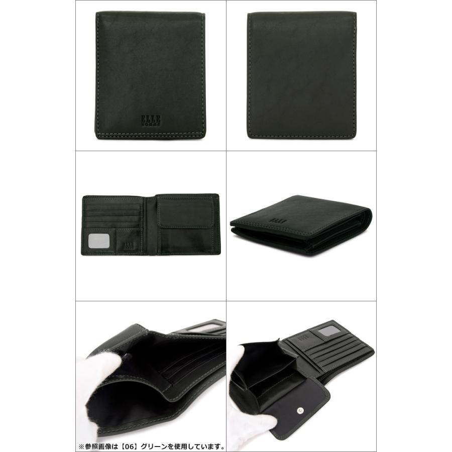 ELLE HOMME（エルオム） 二つ折り財布 XP34190(XP34180) Sheepskin