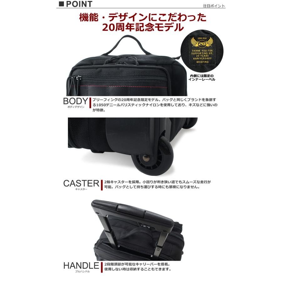 BRIEFING（ブリーフィング） 正規品 スーツケース ビジネス 20周年記念