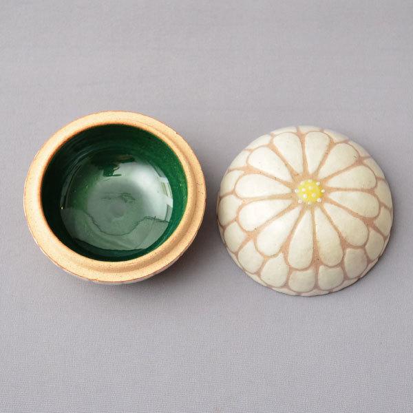 香合 茶道具 杣山契月 作 菊香合 : 茶道具専門店 (有)菊池商店 - 通販