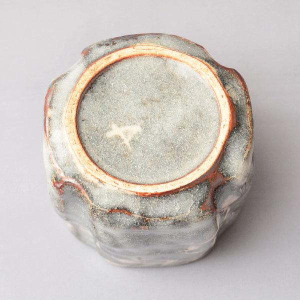 火入 茶道具 玉山窯 木瓜形 鼠志野火入 : 茶道具専門店 (有)菊池商店