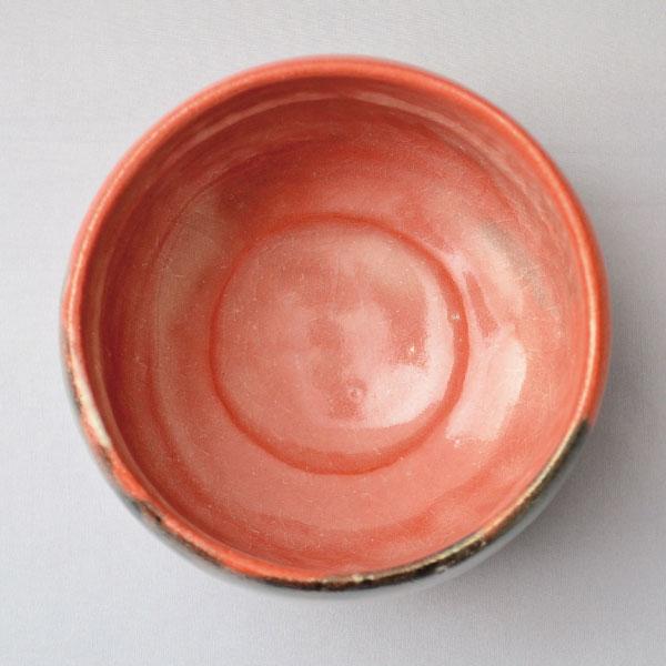 茶道具 茶碗 高台寺窯 志村 綜山 作 赤楽茶碗 : 茶道具専門店 (有)菊池