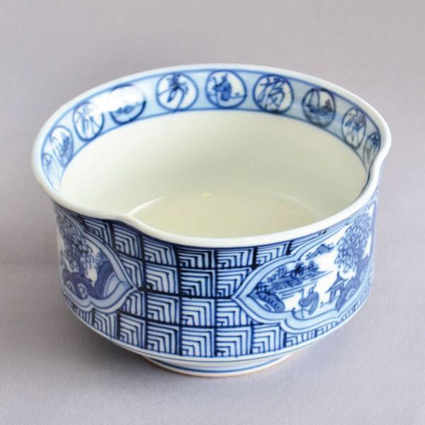 茶碗 茶道具 手塚祥堂 作 染付 祥瑞茶碗 : 茶道具専門店 (有)菊池商店