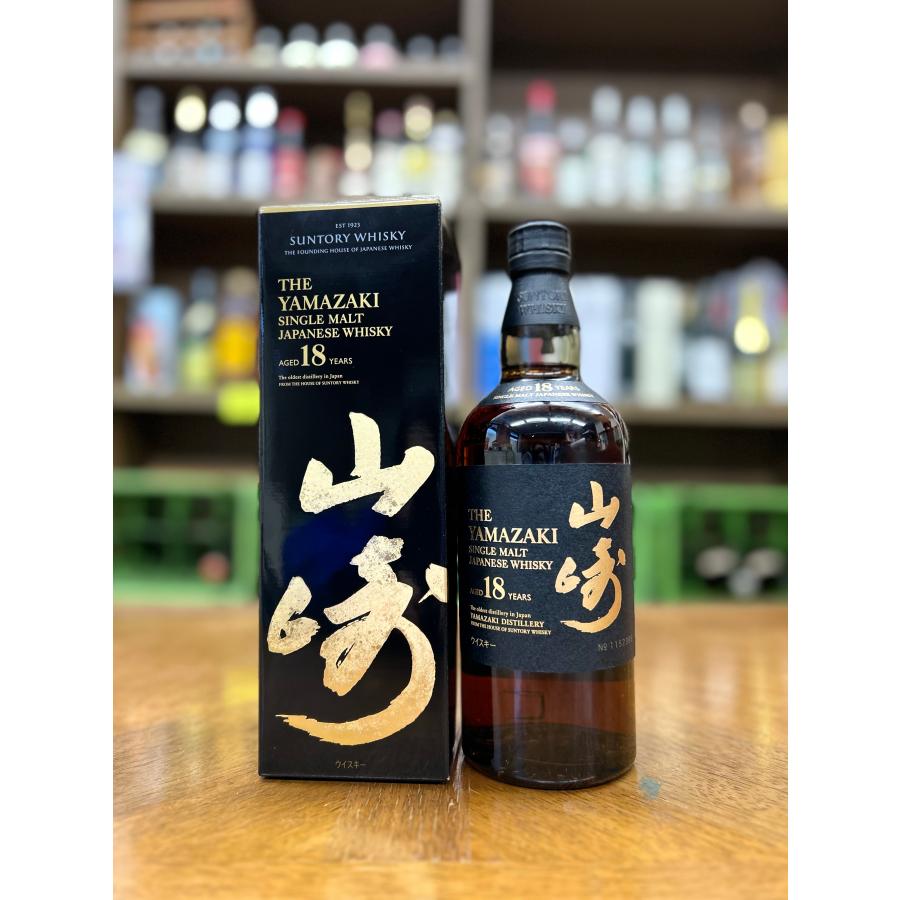 山崎 18年 シングルモルトウイスキー ギフトボックス付き Amazon.co.jp