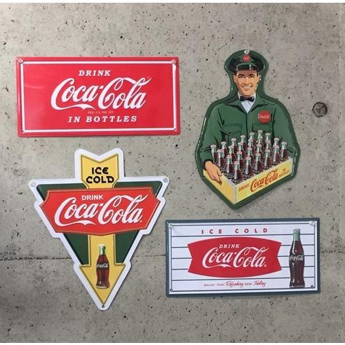 アメリカン レトロ ライセンスプレート ブリキ看板 Coca・Cola