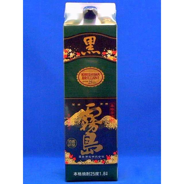 黒霧島 25度 1.8L パック 霧島酒造 : お酒のいざわヤフー店 - 通販