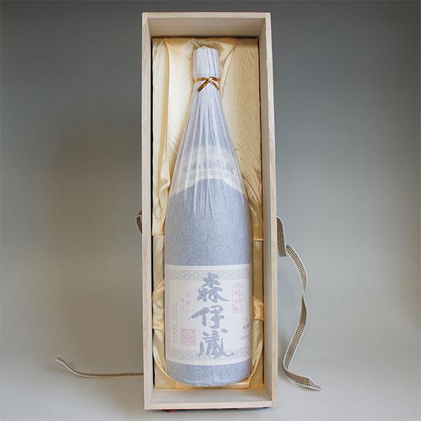 森伊蔵 感謝のギフト箱 木箱入り 1800ml 1本組 芋焼酎 ギフト包装 : 酒