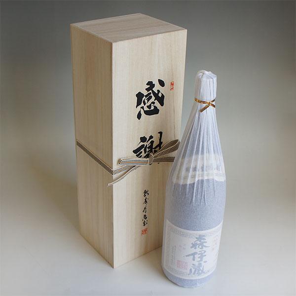 森伊蔵 感謝のギフト箱 木箱入り 1800ml 1本組 芋焼酎 ギフト包装 : 酒