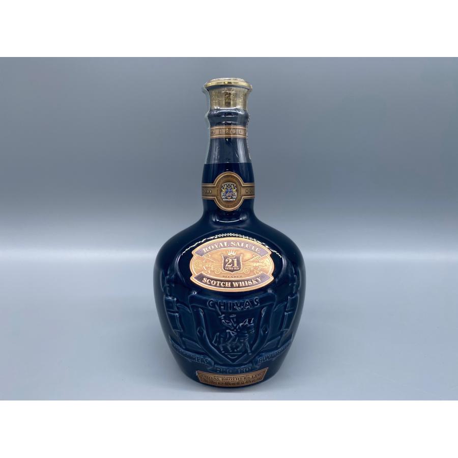 ウイスキー ロイヤルサルート 21年 700ml 40度《旧ボトル》青色巾着