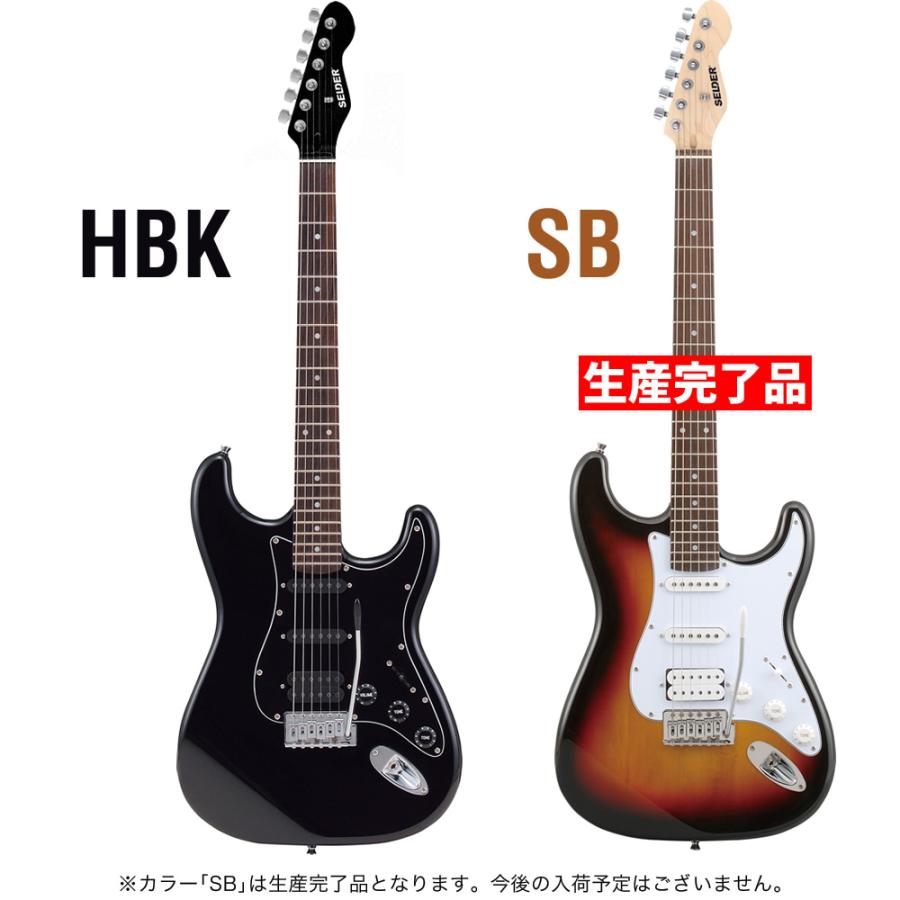 SELDER エレキギター ハムバッカー搭載 STH-20 単品〔ソフトケース付属
