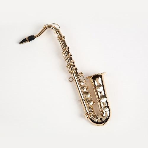 ミニチュア楽器 テナーサックス 約1/6サイズゴールド SUNRISE SOUND