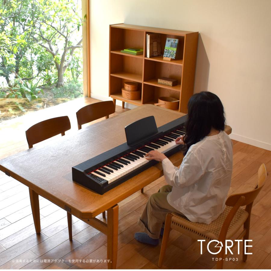 電子ピアノ 88鍵盤 TORTE TDP-SP03 ピアノ本体のみ(スタンド無し