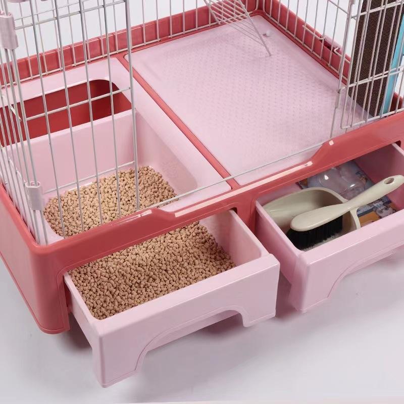 C10020-2猫ケージ 2段 キャットケージ ペット 猫 キャットゲージ