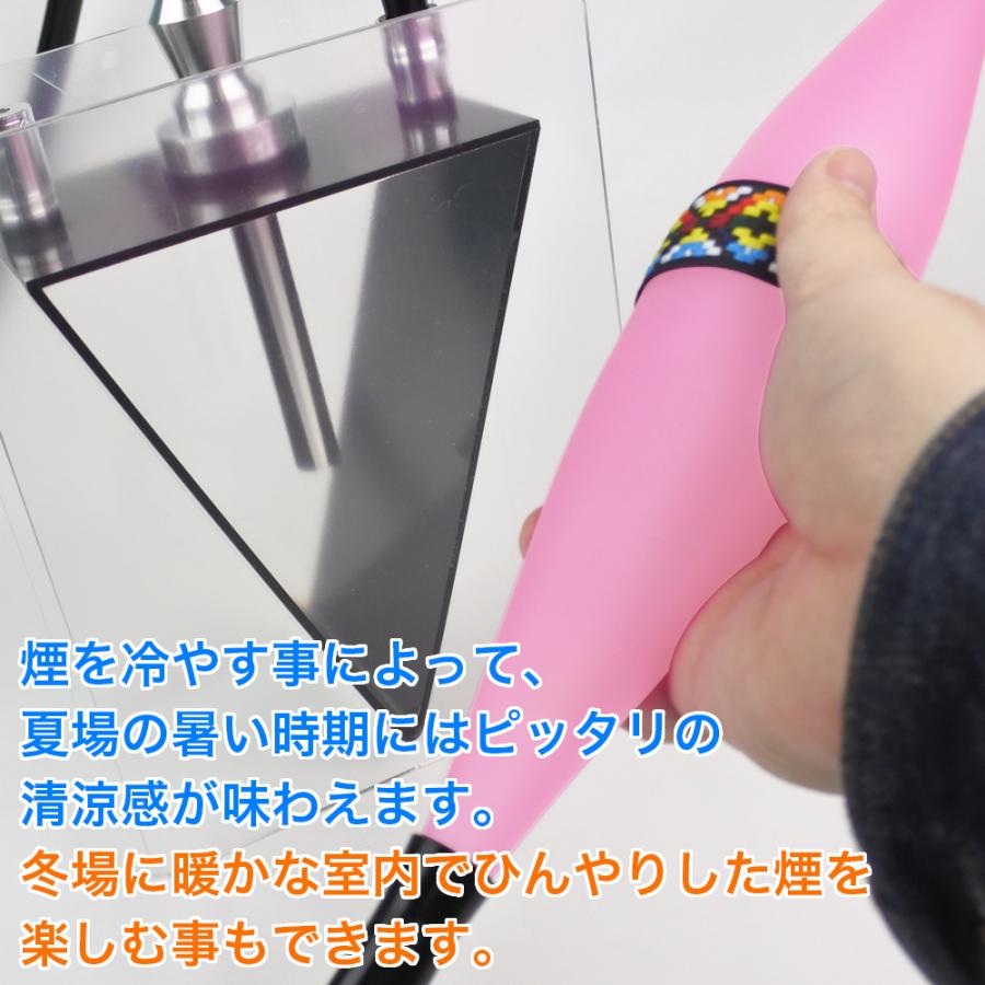 シーシャ ガラスマウスピース オーロラピンク シーシャ マウスピース