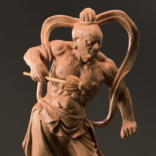 KW-1197 欅一杢彫り「金剛力士像」二尊一組 : 三宝堂Yahoo!店 - 通販