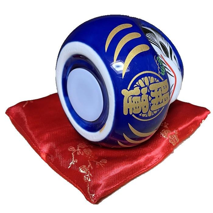 だるま 開運 ダルマ 達摩 青 陶器 貯金箱 達摩大使 魔除け 厄除け 家内