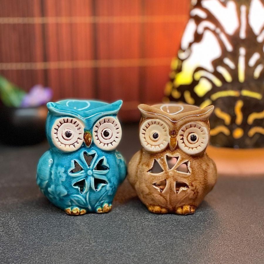 コキンメフクロウ？ ミミズク 置物 アンティーク 昭和レトロ 楽天市場