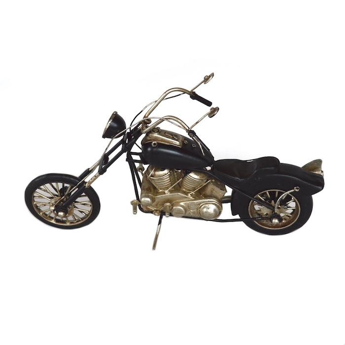 ブリキバイク 黒 2004d-2246 バイク ブリキカー ブリキのおもちゃ