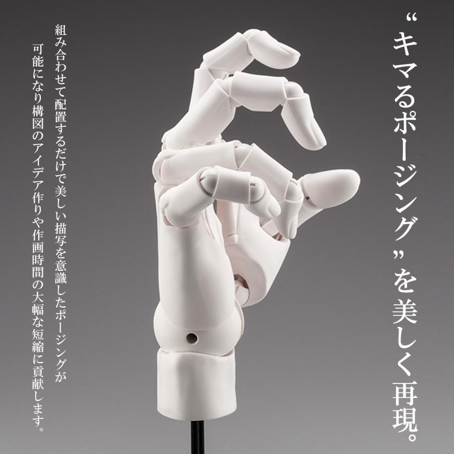 コトブキヤ ハンドモデル Makuakeプロジェクト 右手 白 ARTIST SUPPORT