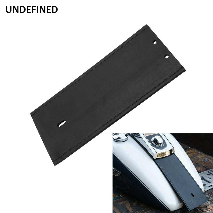 ハーレー ガス タンク パネル ビブ ブラック PU レザー ダイナ ワイド