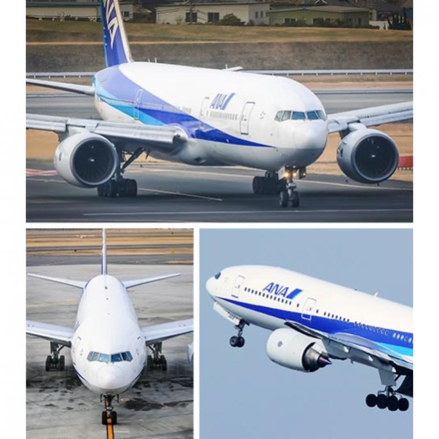 PLANETAGS AIRCRAFT SKIN B767 JA8568 White ANA プレインタグス
